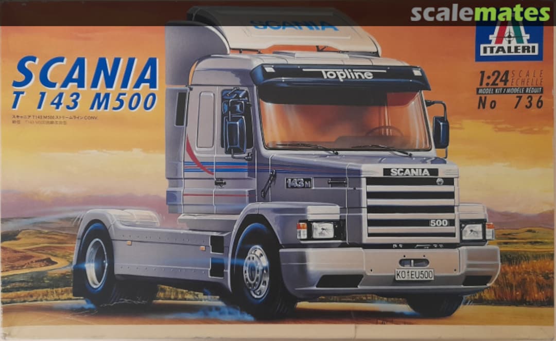 Boxart Scania T 143 M500 736 Italeri