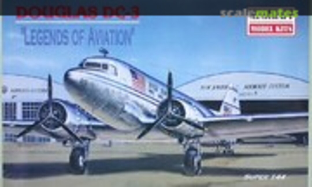 1:144 Douglas DC-3 (Minicraft Model Kits 14434)