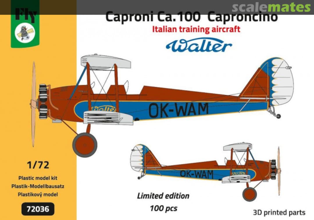 Boxart Caproni Ca.100 Caproncino 72036 Fly