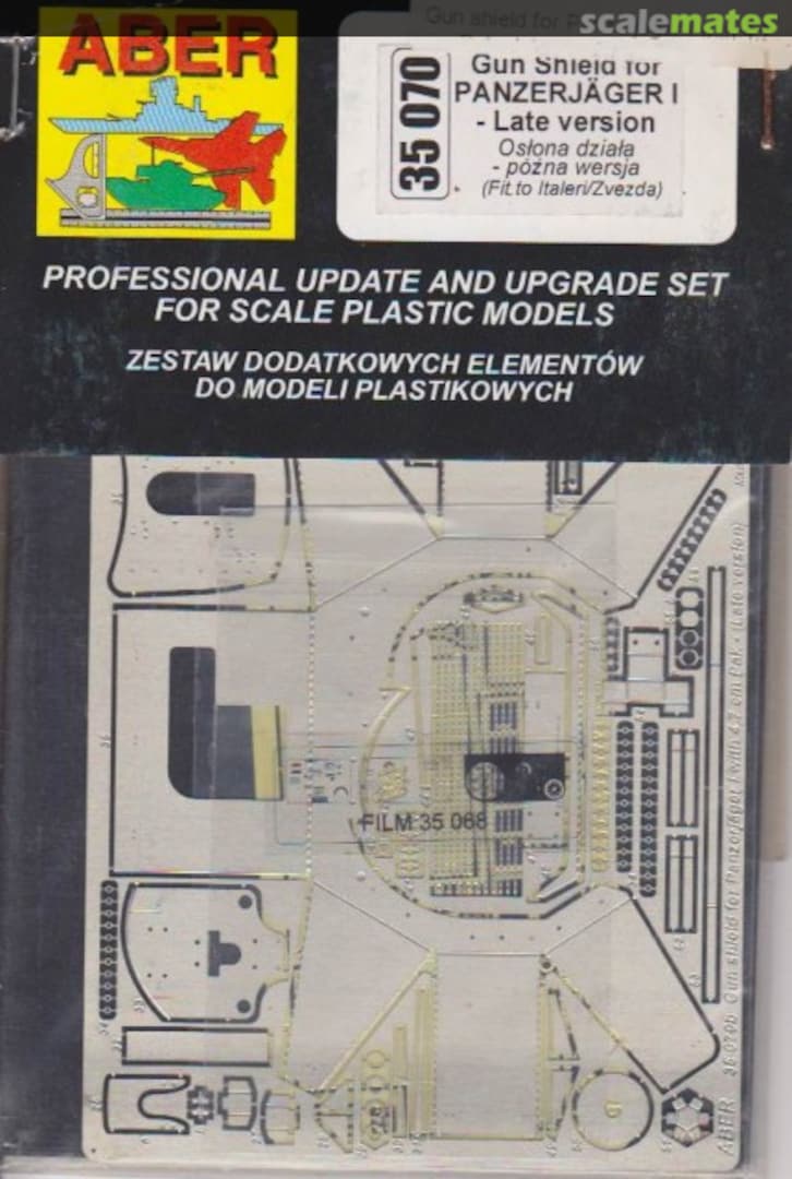 Boxart Gun Shield for Panzerjäger I 35070 Aber