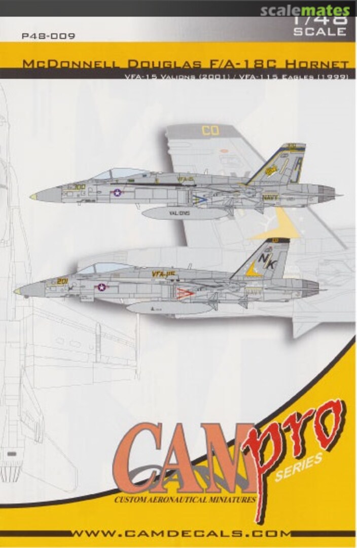 Boxart F-18C Hornet VFA-15 / VFA-115 P48009 CAM