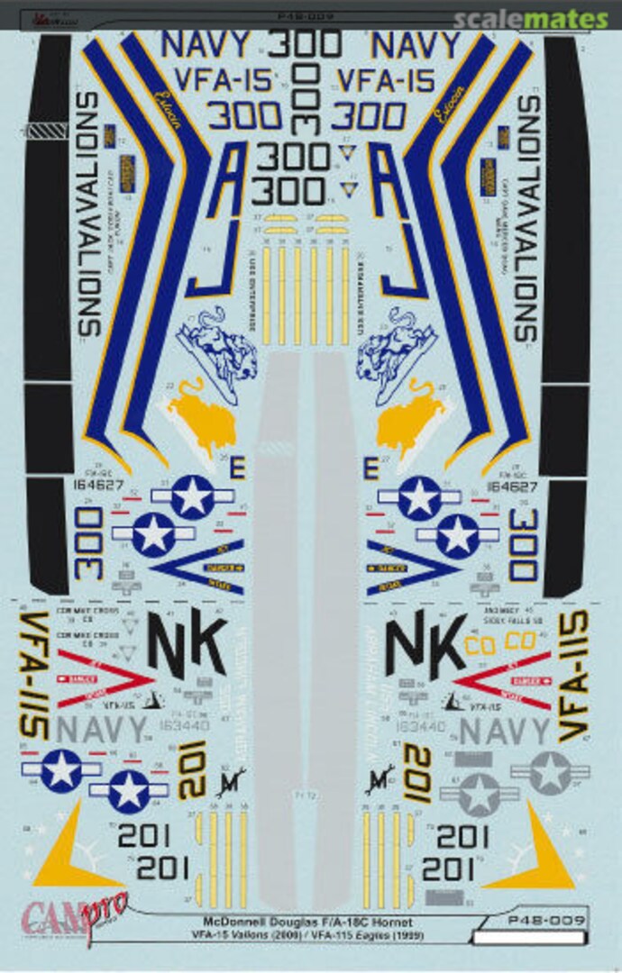 Contents F-18C Hornet VFA-15 / VFA-115 P48009 CAM