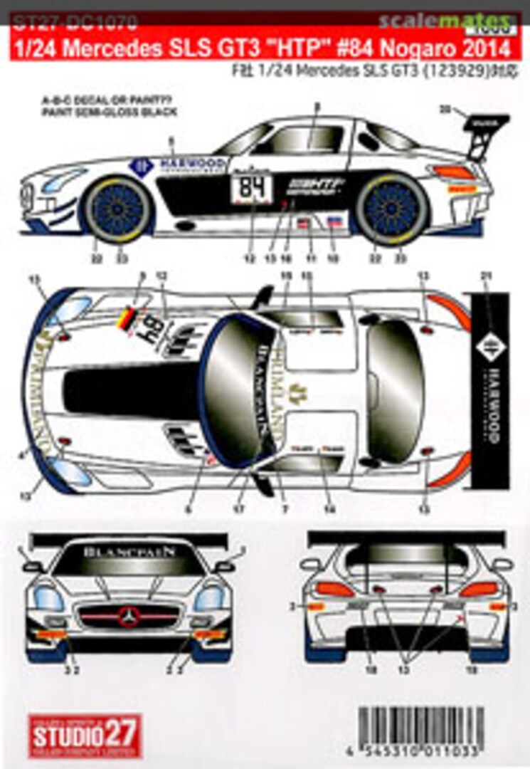 Boxart Mercedes SLS ST27-DC1070 Studio27