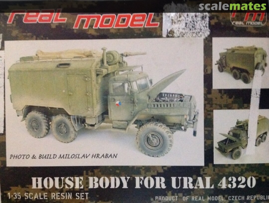 Boxart House Body for Ural 4320 RM35052 Real Model