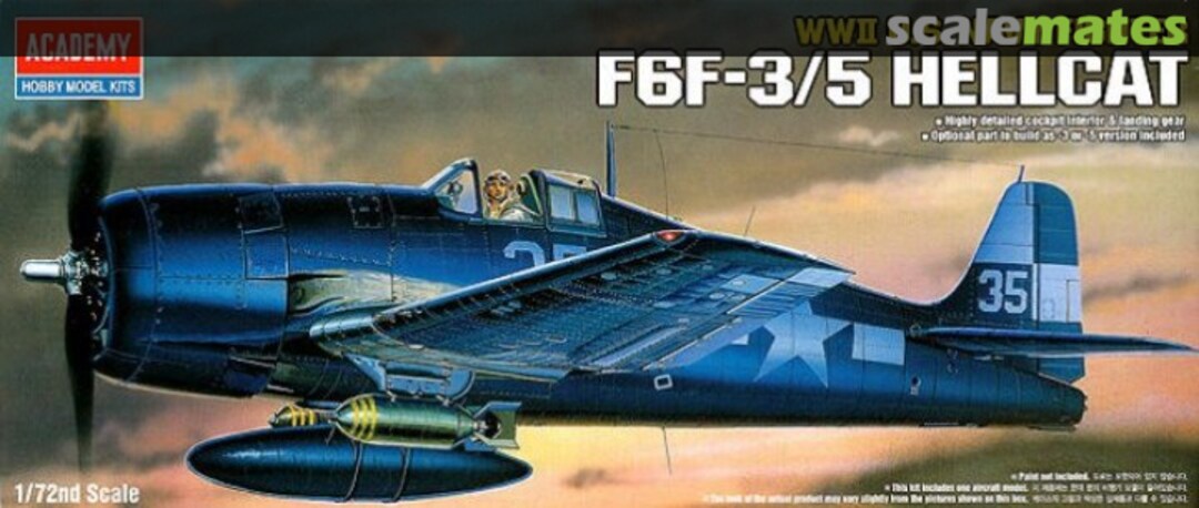 Boxart F6F-3/5 Hellcat 12481 Academy