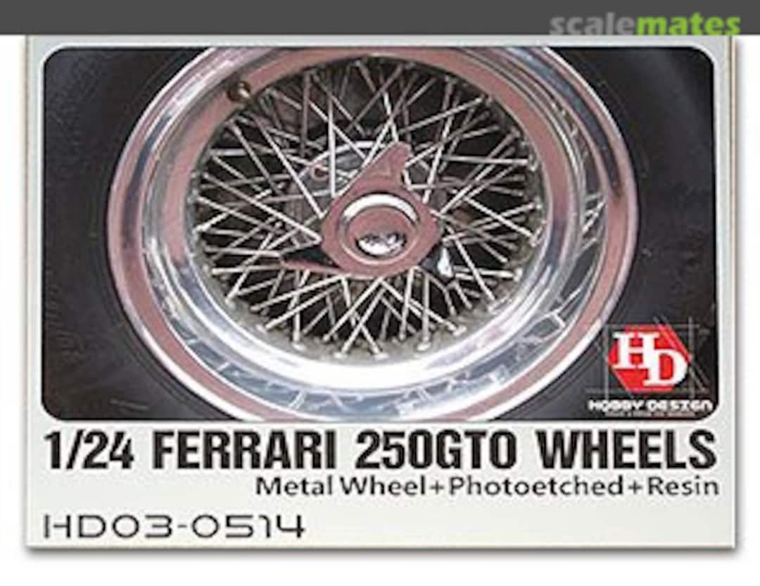 Boxart Ferrari 250GTO Wheels HD03-0514 Hobby Design