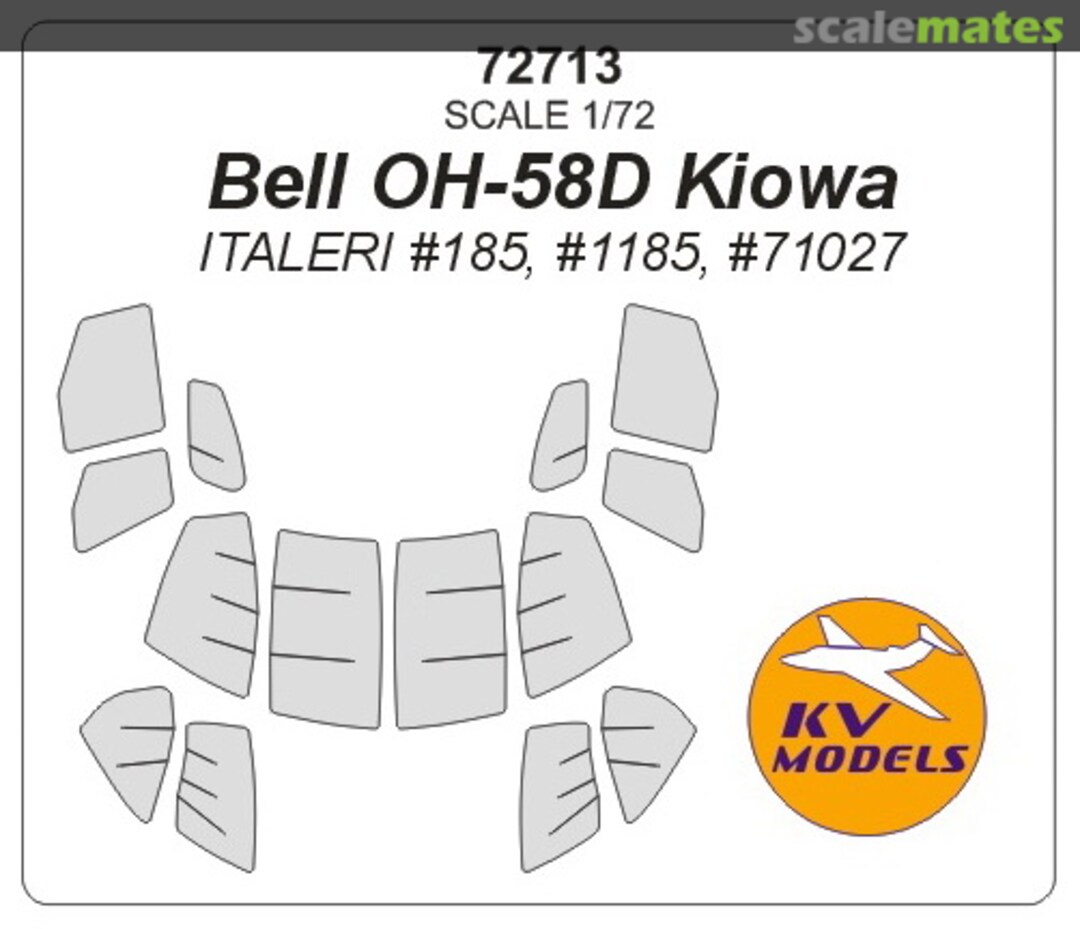 Boxart Bell OH-58D Kiowa 72713 KV Models