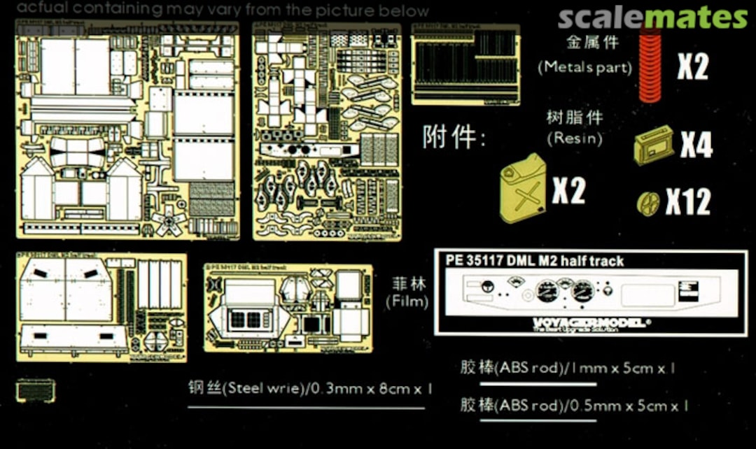 Contents M2 Half Track PE35117 Voyager Model