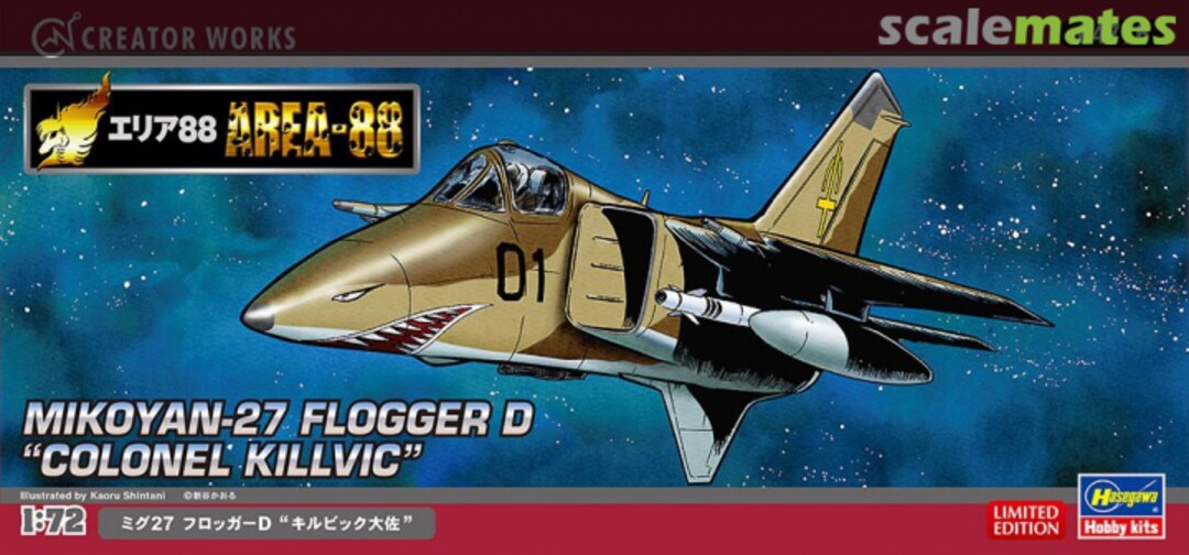 Boxart MiG-27 Flogger D "Colonel Killvic" 64776 Hasegawa