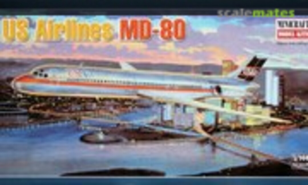 1:144 US Airlines MD-80 (Minicraft Model Kits 14493)