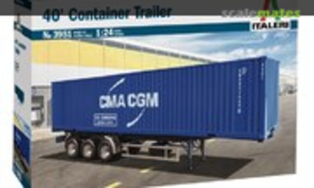 1:24 40' CONTAINER TRAILER (Italeri 3951)