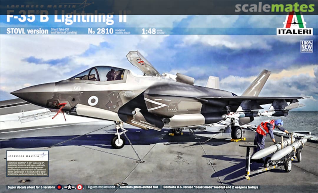 Boxart F-35B Lightning II 2810 Italeri