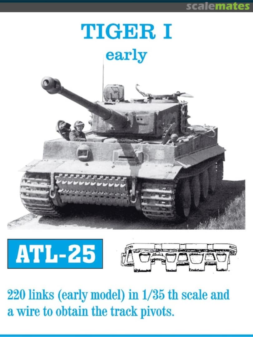 Boxart Tiger I tracks ATL-25 Friulmodel