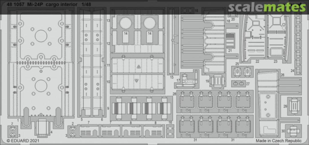 Boxart Mi-24P Hind - Cargo Interior 481057 Eduard