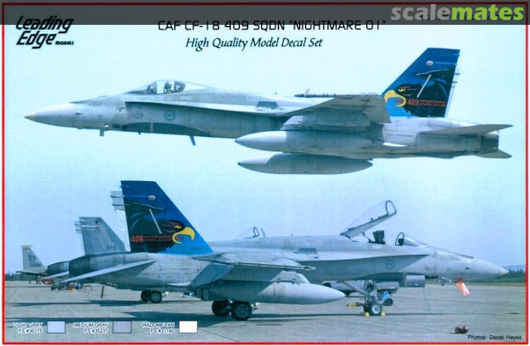 Boxart CAF CF-18 409 Sqdn "Nightmare 01" 48-60 Leading Edge