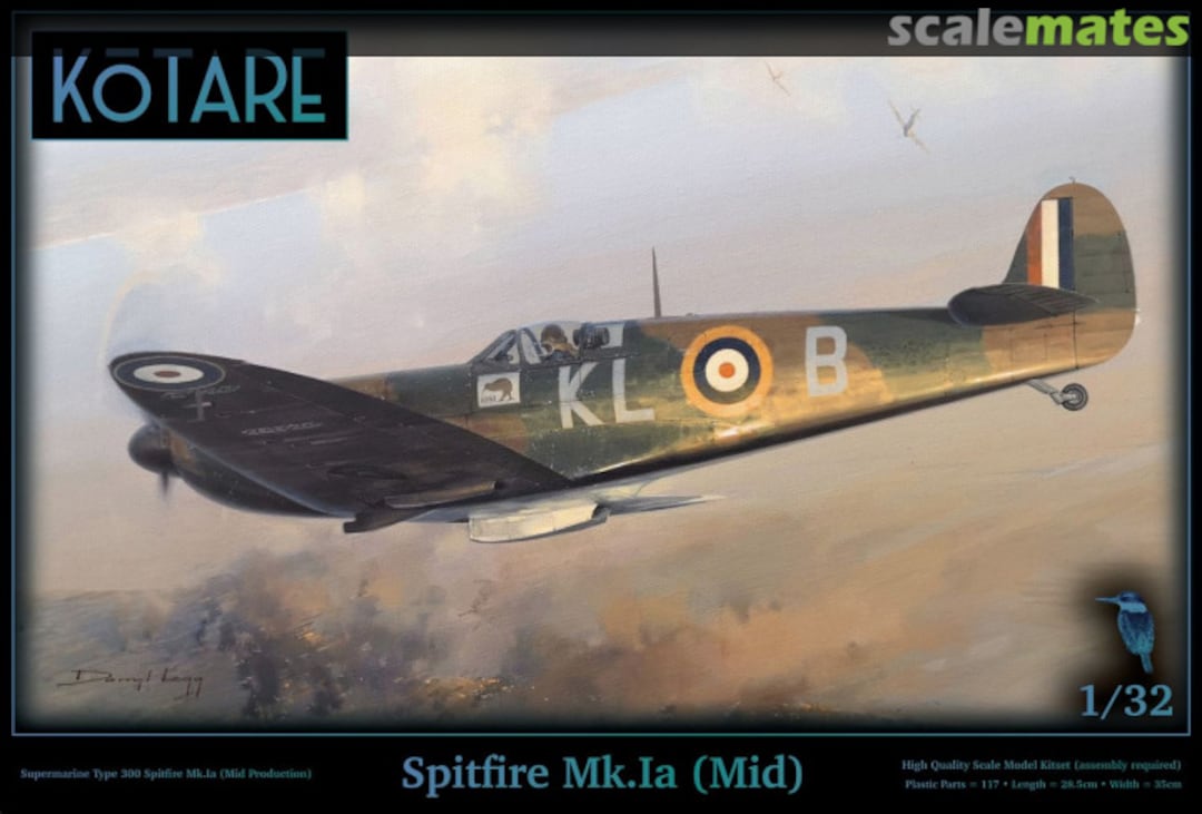 Boxart Spitfire Mk.Ia (Mid) K32001 Kotare