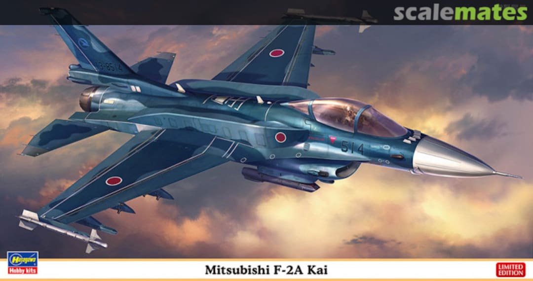 Boxart Mitsubishi F-2A Kai 07518 Hasegawa