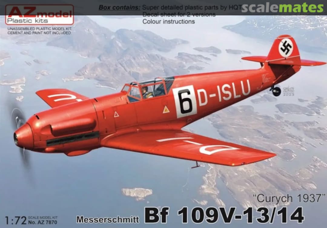 Boxart Messerschmitt Bf 109V-13/14 AZ7870 AZmodel