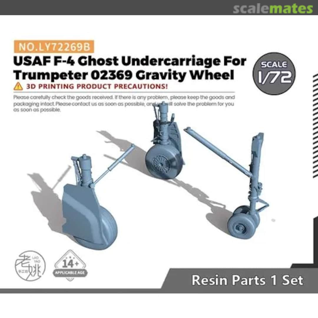 Boxart USAF F-4 Ghost Undercarriage LY72269B Yao's Studio