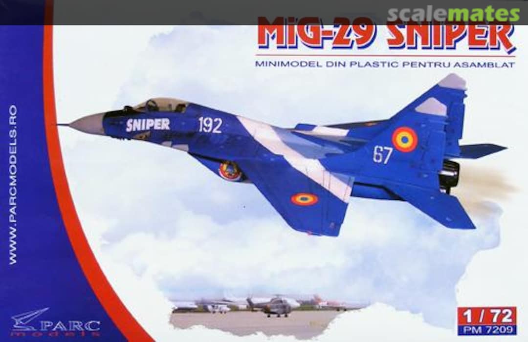 Boxart MiG-29 Sniper PM 7209 Parc Models