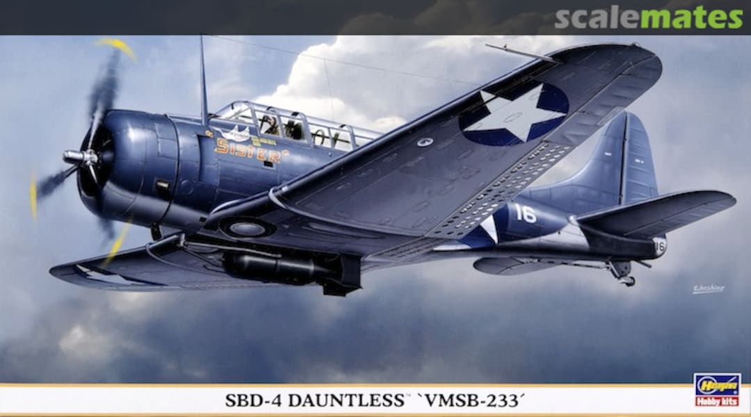 Boxart SBD-4 Dauntless 'VMSB-233' 09835 Hasegawa