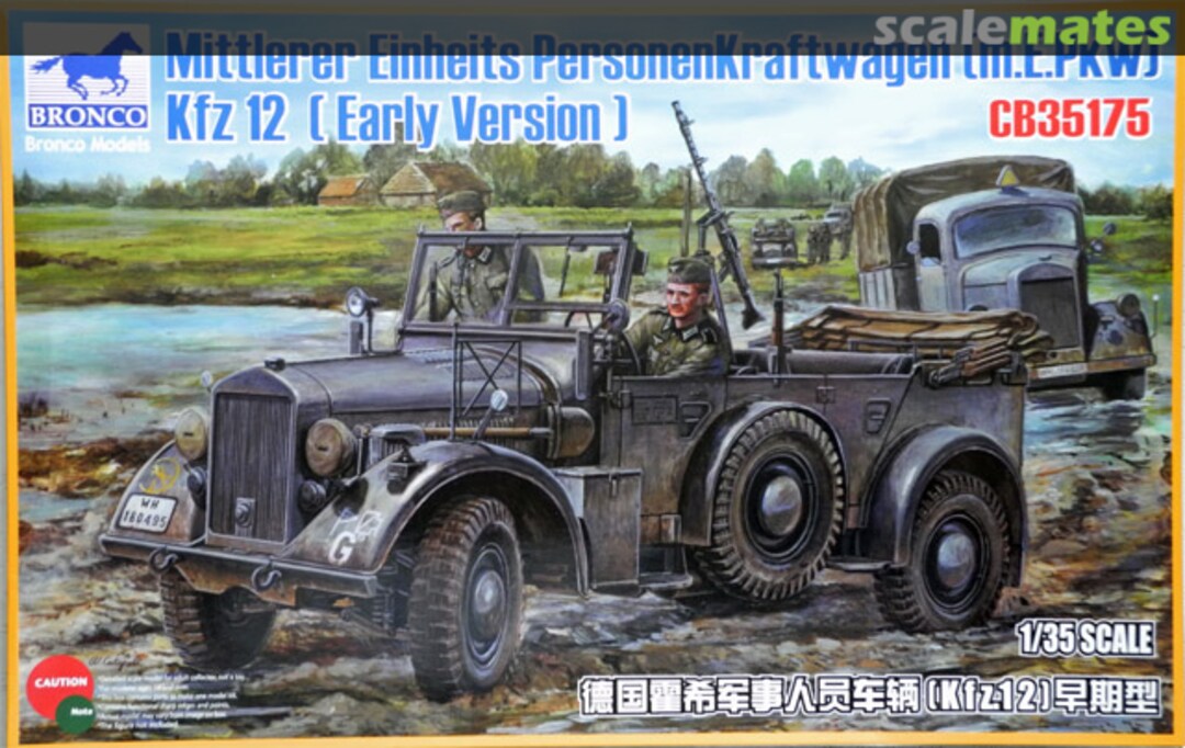 Boxart Mittlerer Einheits Personenkraftwagen Kfz12 CB35175 Bronco