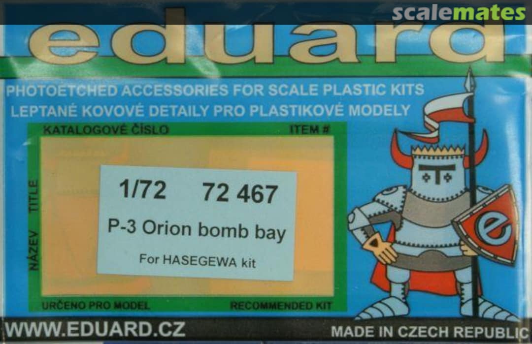 Boxart P-3 Orion - Bomb Bay 72467 Eduard