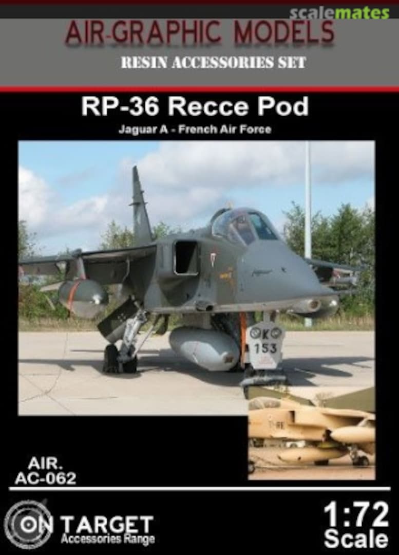 Boxart RP-36 Recce Pod AIR.AC-062 Air-Graphic Models