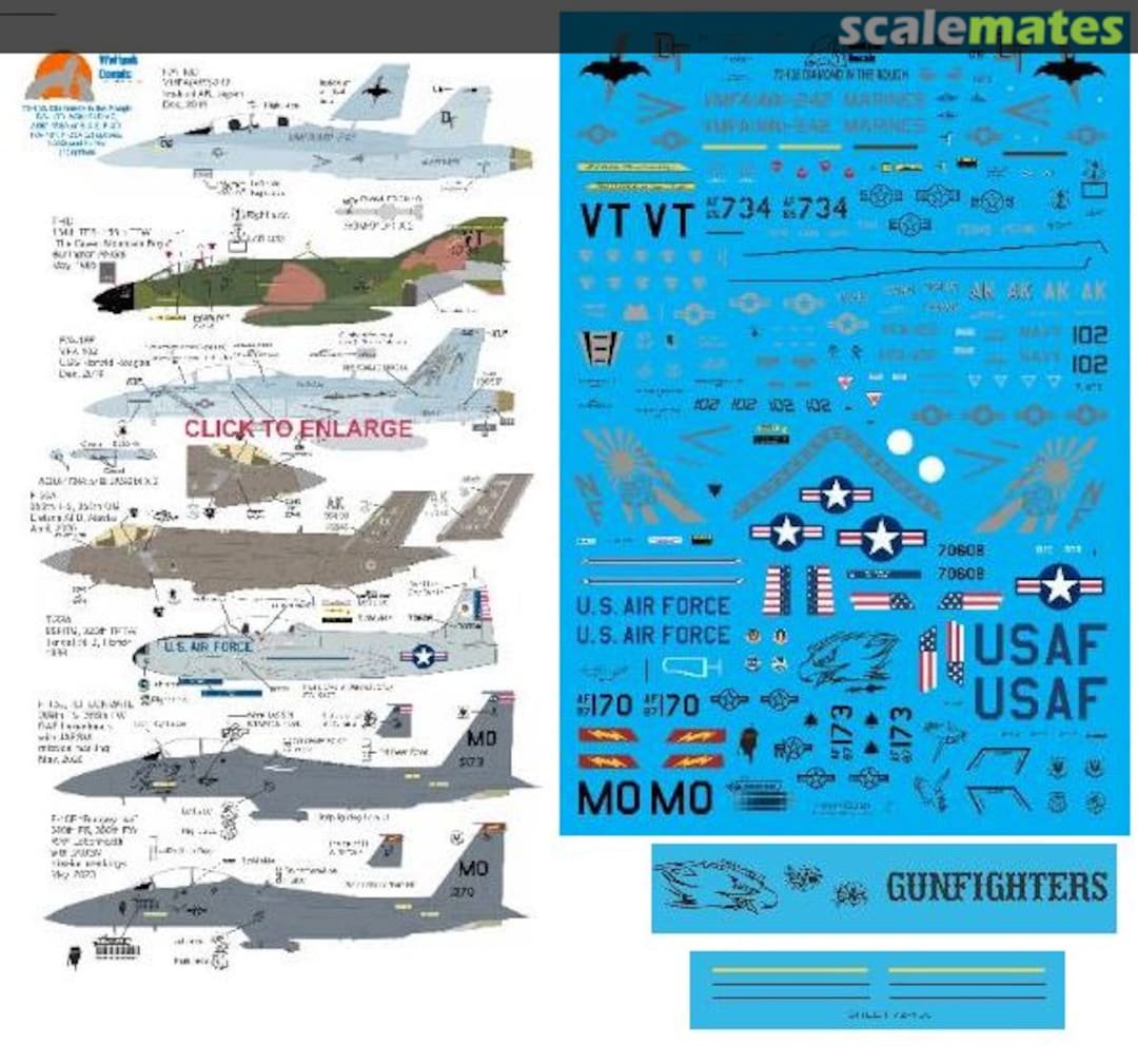 Boxart Diamonds in the Rough 72-135 Wolfpak Decals