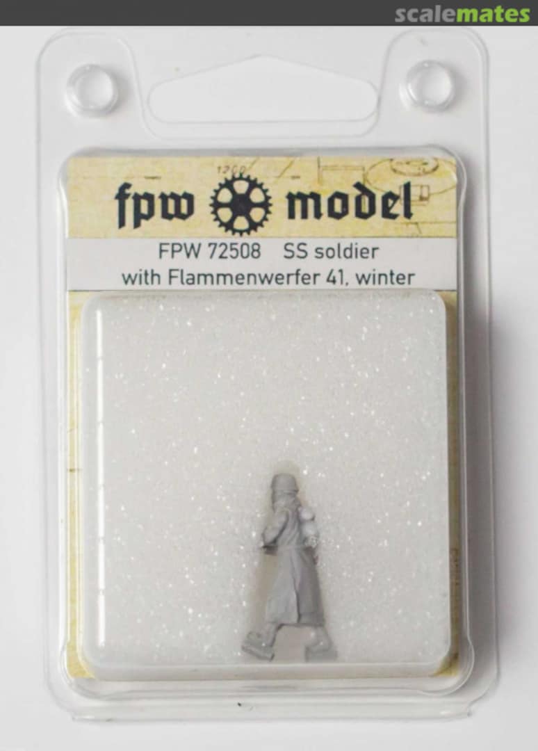 Boxart SS-soldier with Flammenwerfer 41 72508 FPW Model