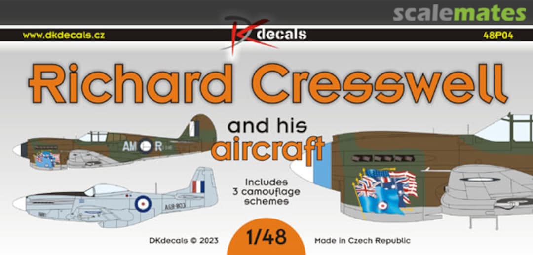 Boxart Richard Creswell and his aircaft 48P04 DK Decals