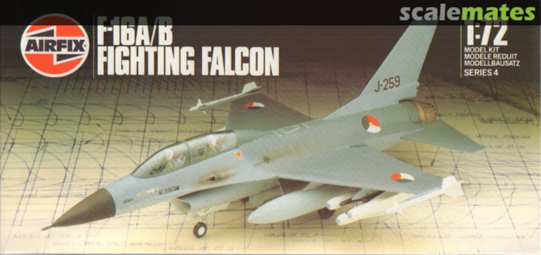 Boxart F-16A/B Fighting Falcon 9 04025 Airfix