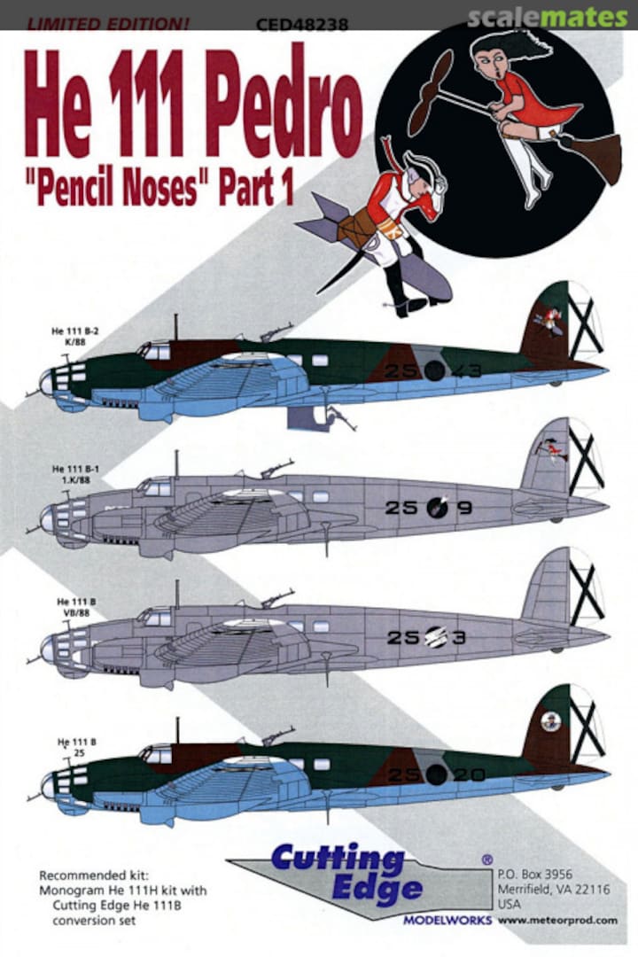 Boxart He 111 Pedro CED48238 Cutting Edge Modelworks