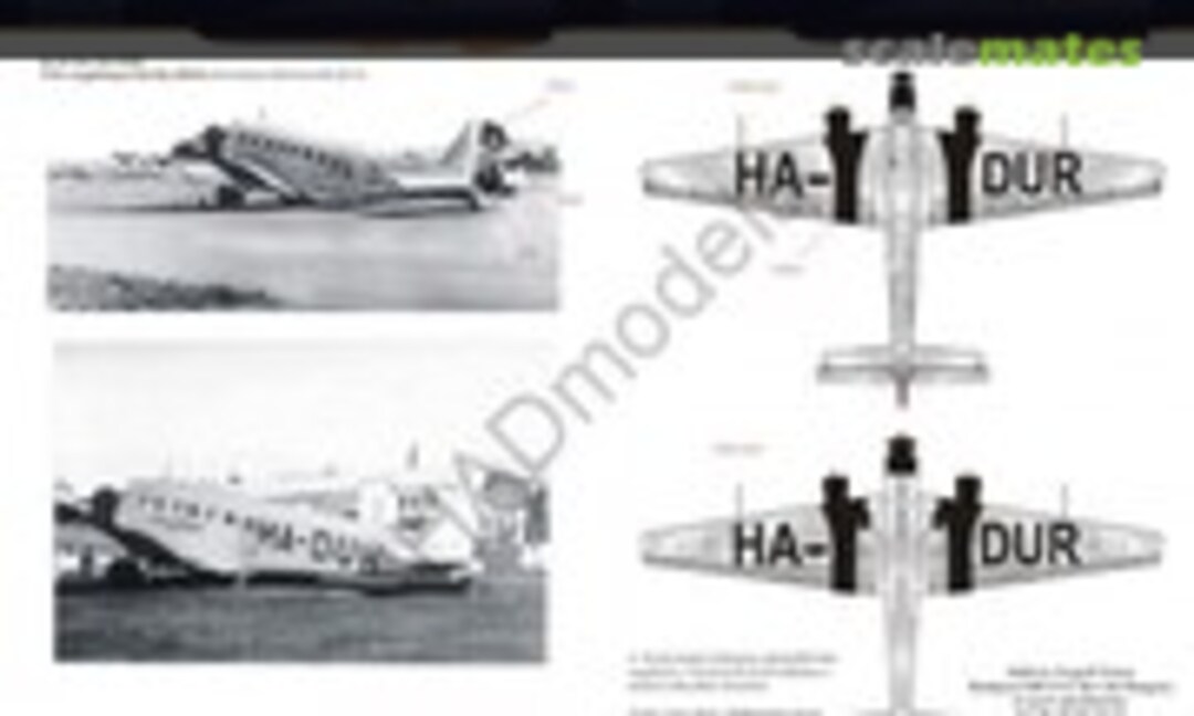 1:48 Ju-52-3m HA-DUR (HungAeroDecals 48091)