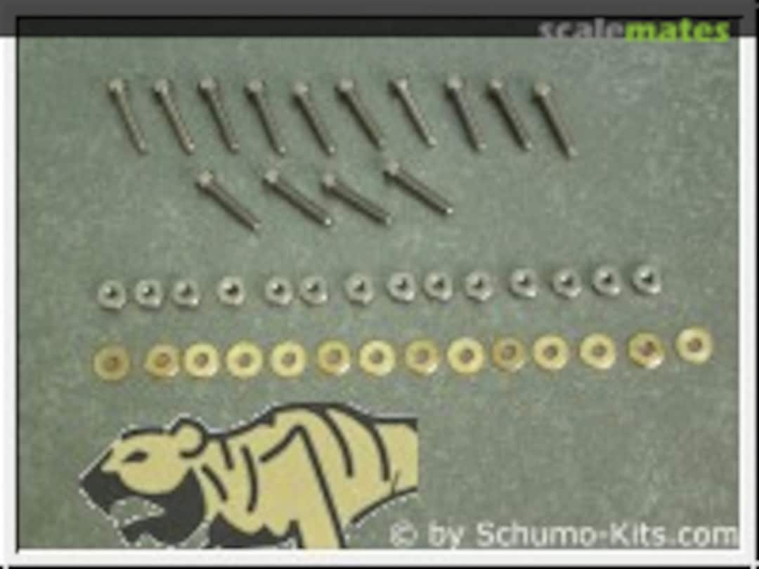 Boxart Screw set for the etched fan grill KT0010S SCHUMO-Kits