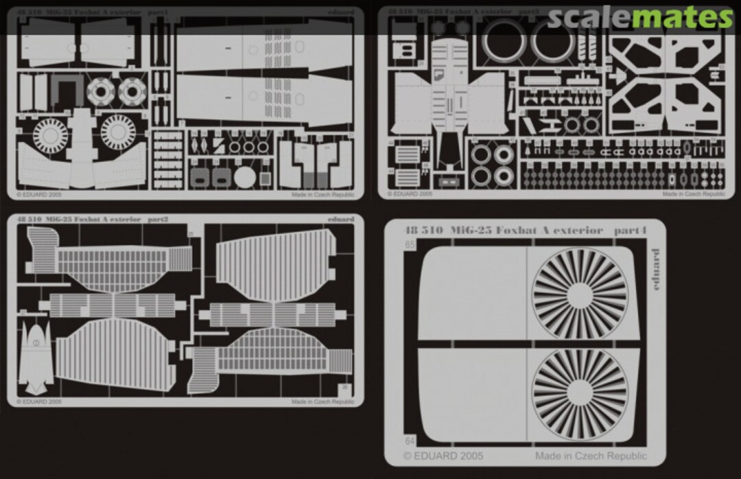 Boxart MiG-25 Foxbat A exterior 48510 Eduard