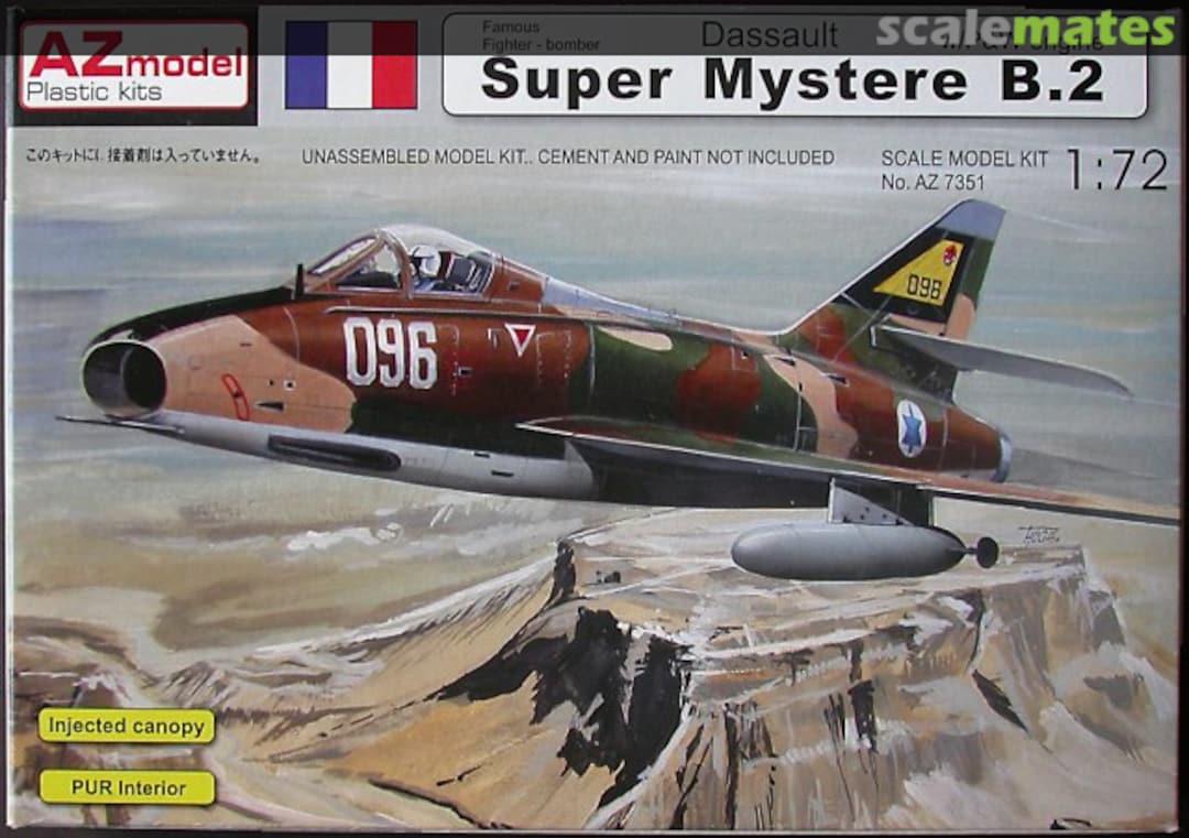 Boxart Super Mystere B2 AZ7351 AZmodel