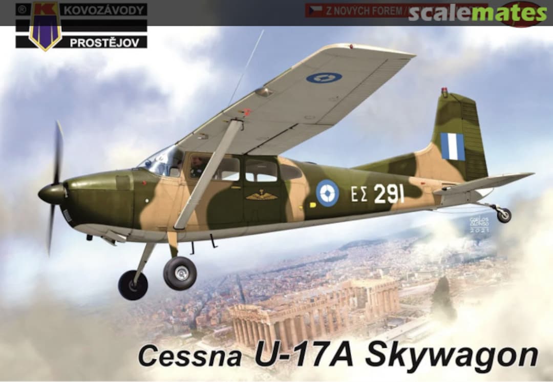 Boxart Cessna U-17A Skywagon KPM0231 Kovozávody Prostějov