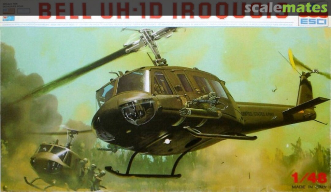 Boxart Bell UH-1D Iroquois 4033 ESCI