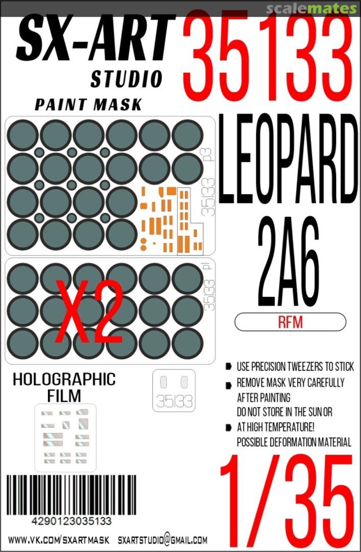 Boxart Leopard 2A6 masks 35133 SX-Art