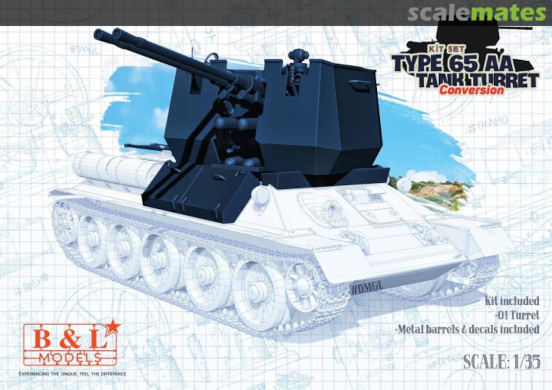 Boxart North Vietnamese Type 65 AA Tank Turret  B&L Models