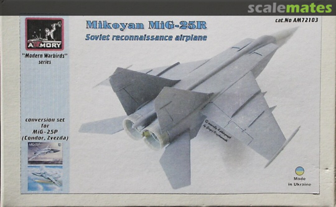 Boxart Mikoyan MiG-25R Foxbat AM72103 Armory