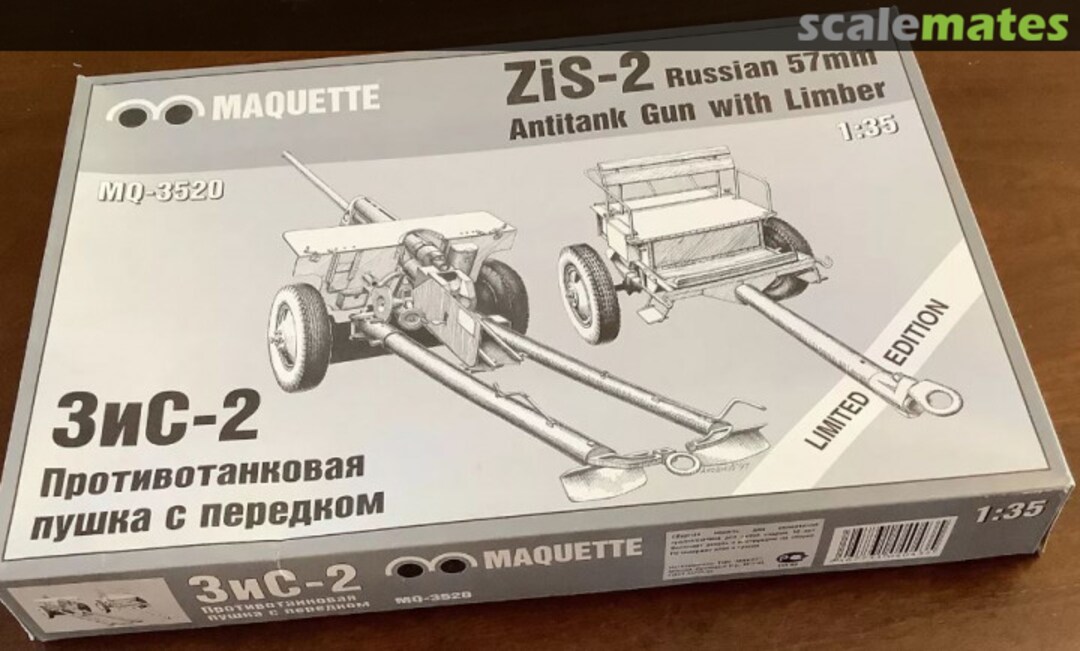 Contents ZiS-2 Russian 57mm Antitank Gun MQ-3520.2 Maquette