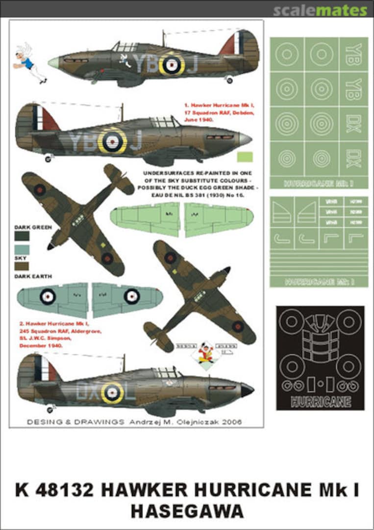 Boxart Hawker Hurricane Mk.I K48132 Montex