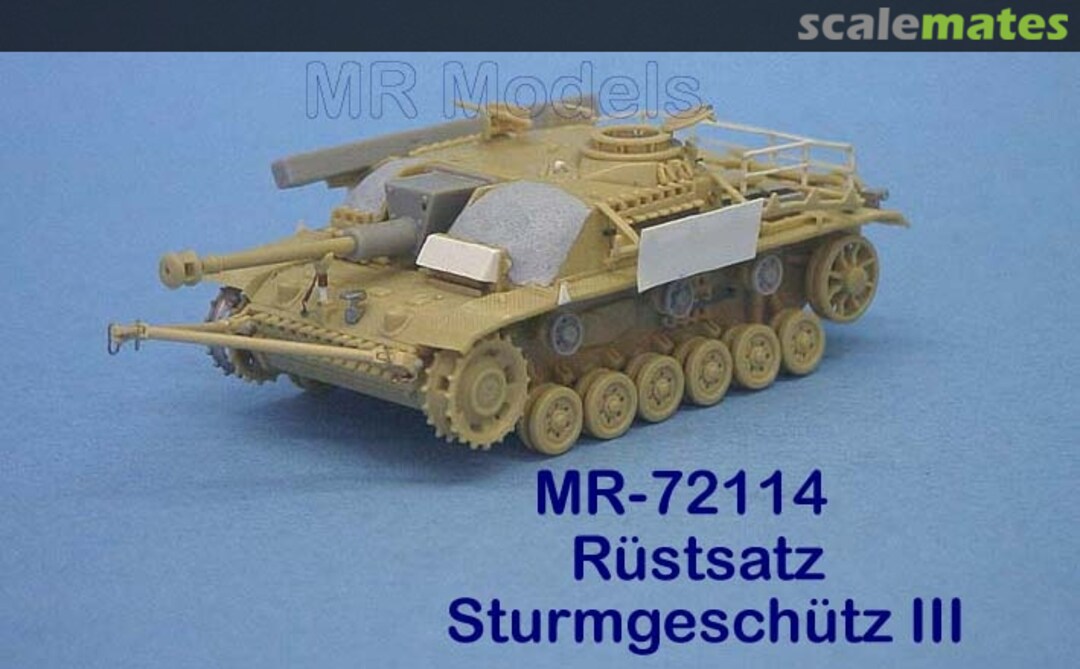 Boxart Rüstsatz u. Gepäck Sturmgeschütz III MR-72114 MR Modellbau