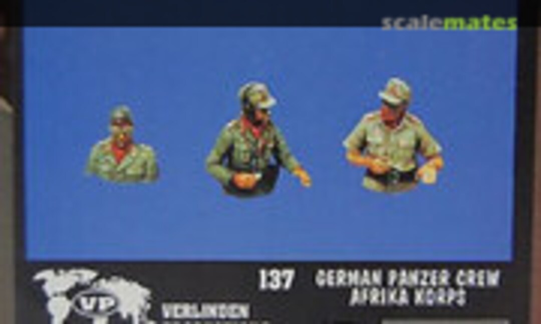 1:35 German Panzer Crew Afrika Korps (Verlinden Productions 137)