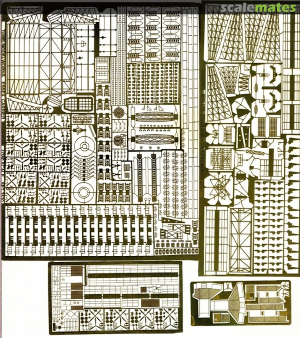 Boxart Essex Class Photo-Etched Parts 3530 Tom's Modelworks