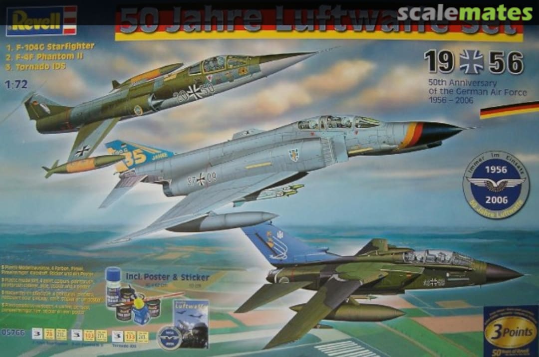 Boxart 50 Jahre Luftwaffe Set 1956 - 2006 05766 Revell