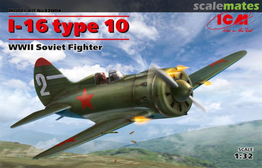 Boxart I-16 Type 10 32004 ICM