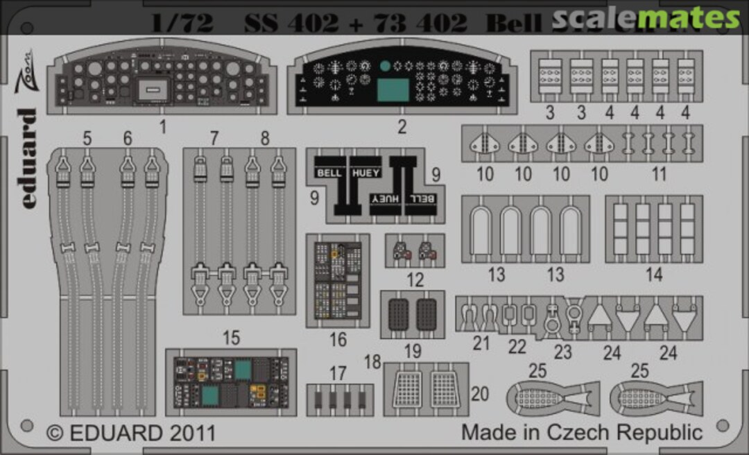 Boxart Bell 212 UH-1N 73402 Eduard